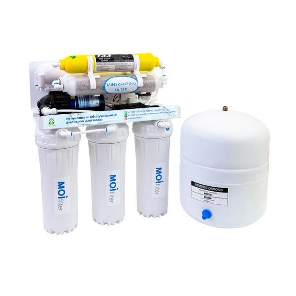 АКВА-СИЛА KZ. Фильтр для очистки воды, 6 ступеней очистки, ЭКОНОМ-класс